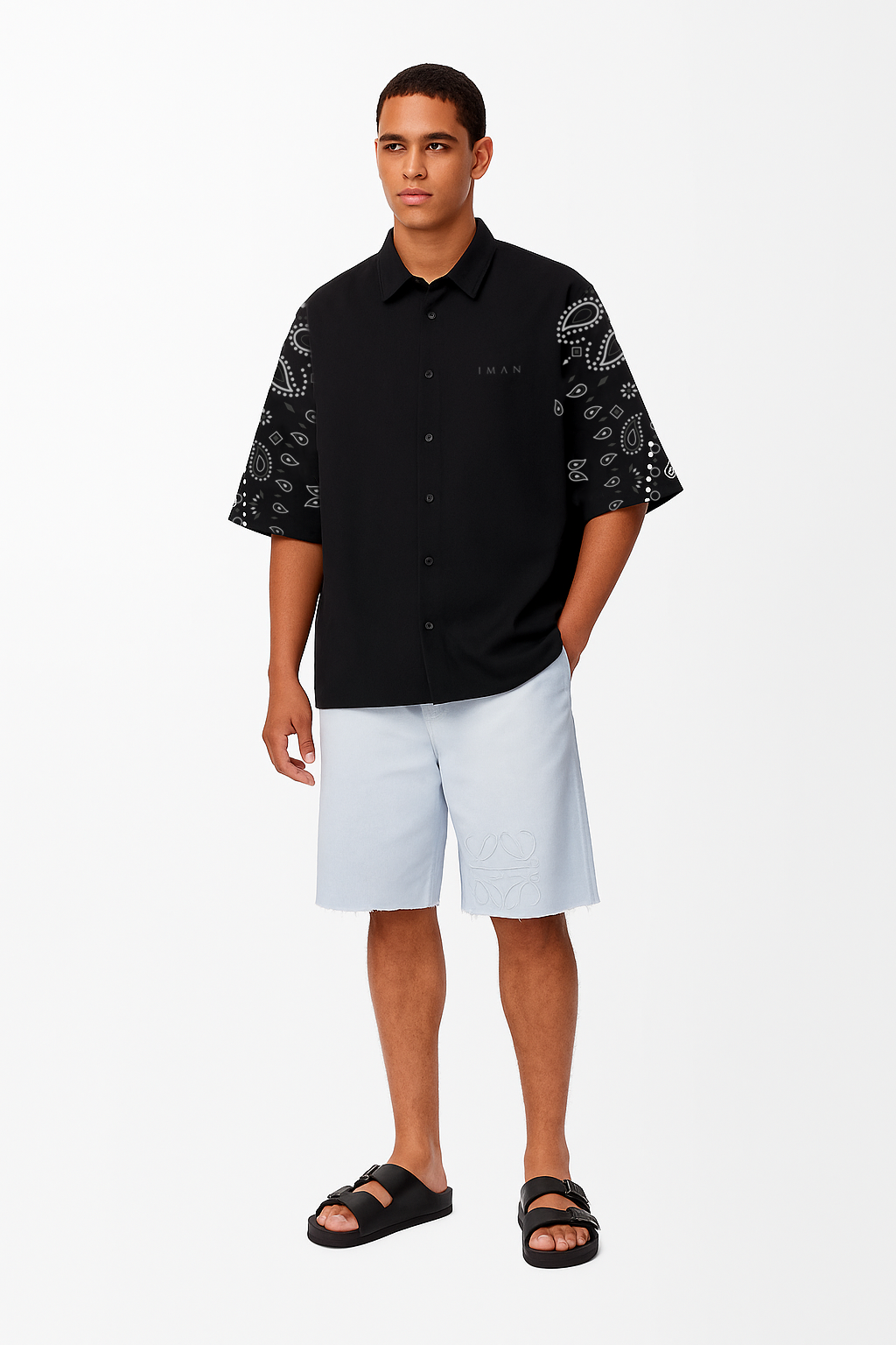 BANDANNA PAISLEY<br>MOTIF T-SHIRT