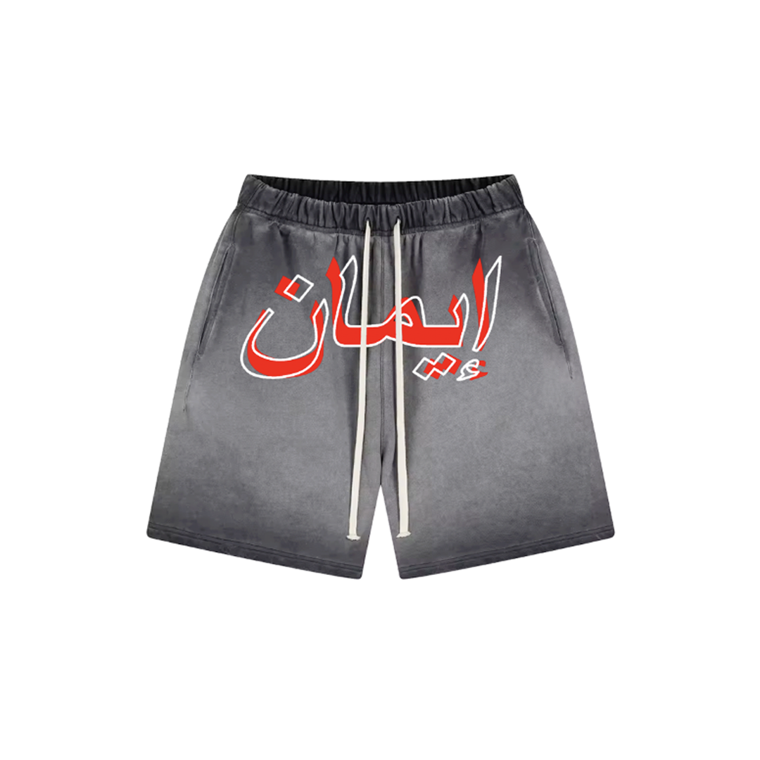ARABIC WRITING (FAITH)<br>IMAN SHORTS(Copy)